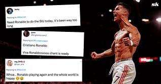 "Ronaldo on TV on", "The whole world is happy" - Cristiano Ronaldo fans ecstatic as Manchester United name extremely strong XI for clash against Omonia