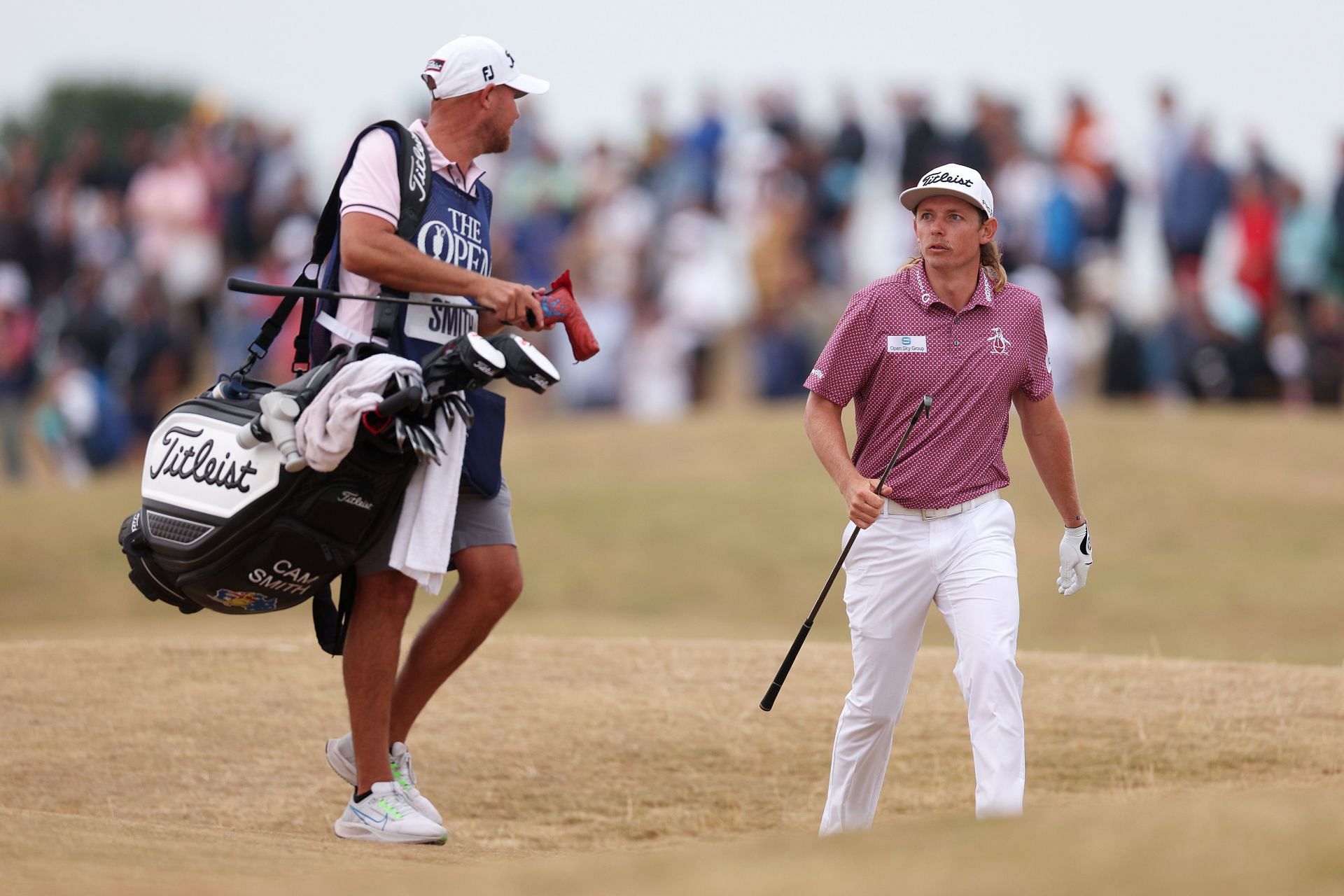 Cameron Smith and Sam Pinfold at The 150th Open - Day Four (Image via Harry How/Getty Images)