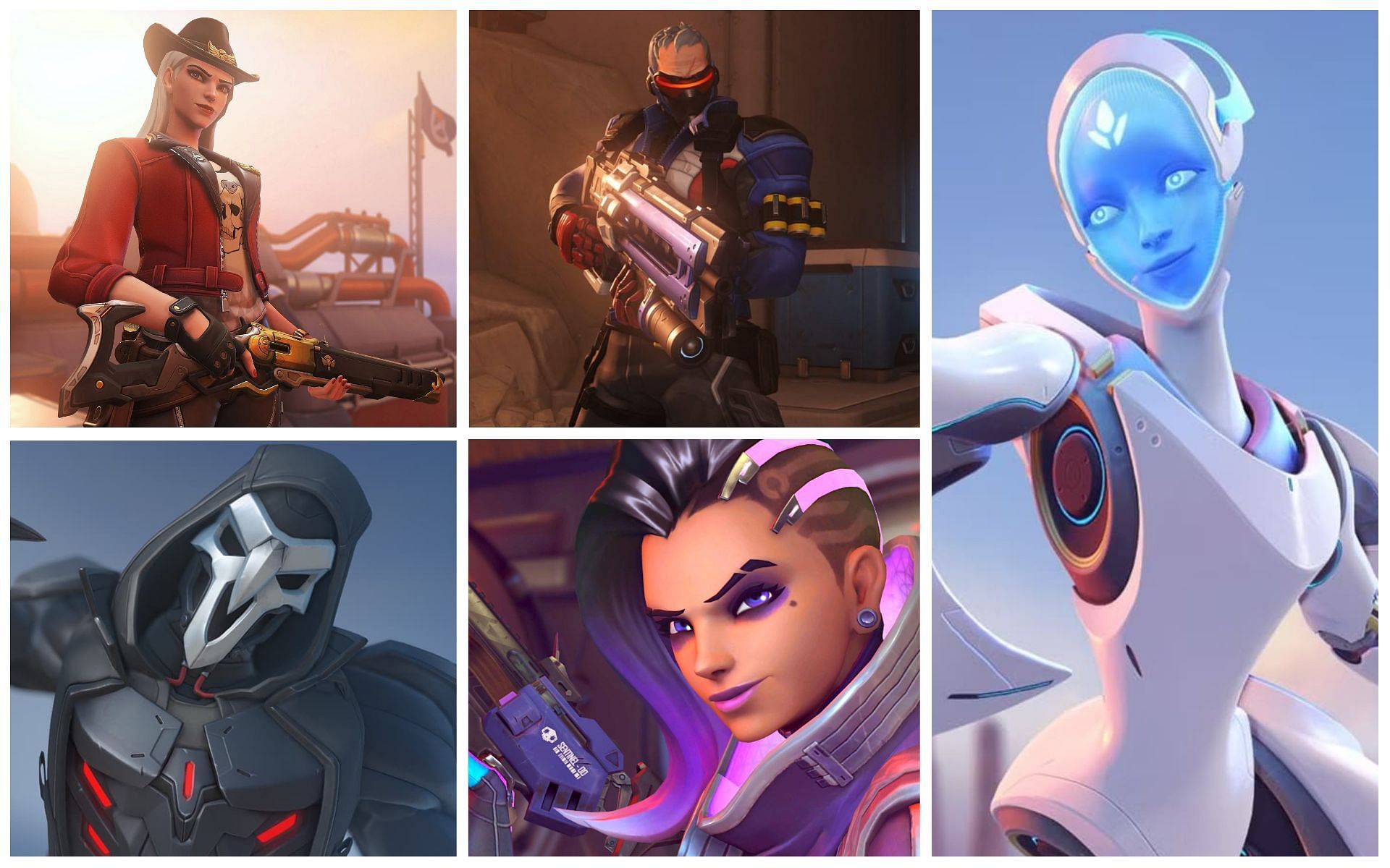 The Overwatch 2 heroes in the A Tier are a very capable group of characters (Image via Blizzard Entertainment)