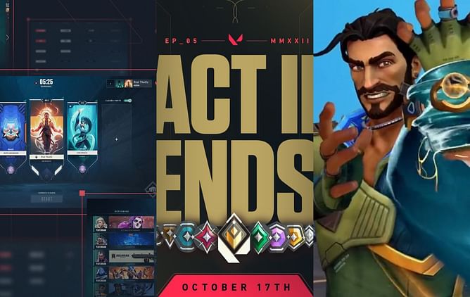 When will Valorant Episode 5 Act 2 Competitive Queue end on Mumbai (India) server?