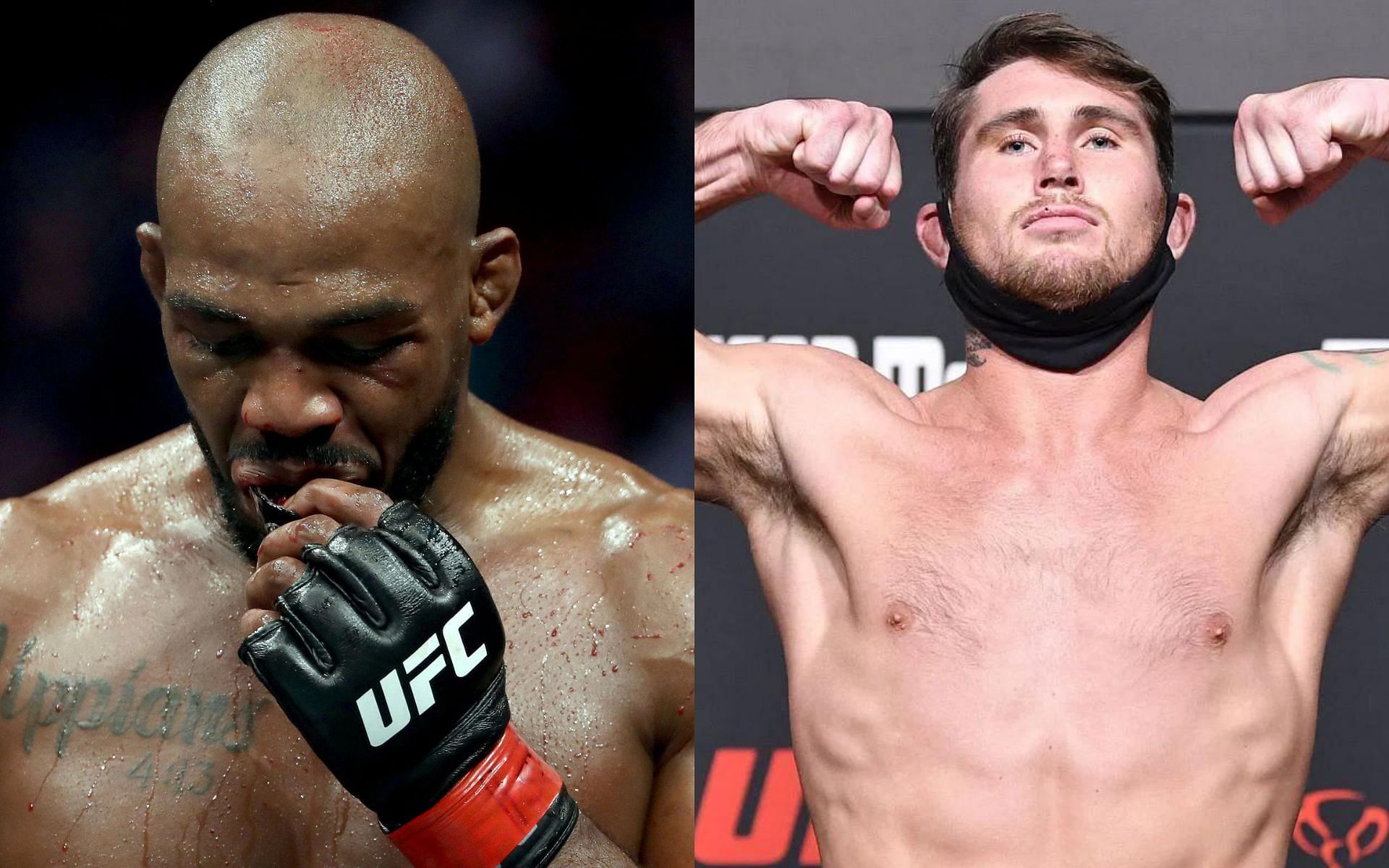 Jon Jones (left) &amp; Darren Till (right)