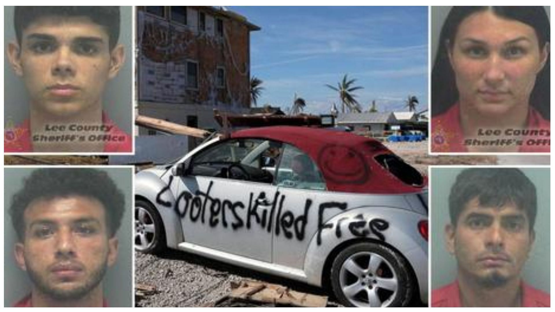 Officials have arrested suspects accused in Florida Hurricane Ian looting (Image via LeeCountySheriff