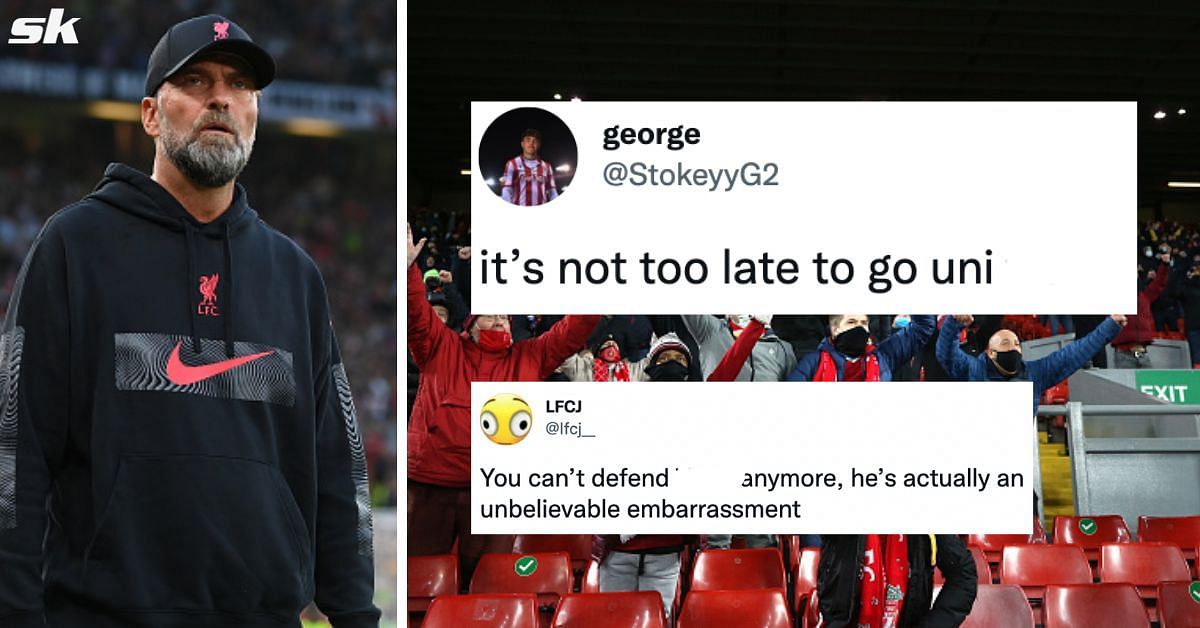 Supporters slam the poor display of Liverpool defender