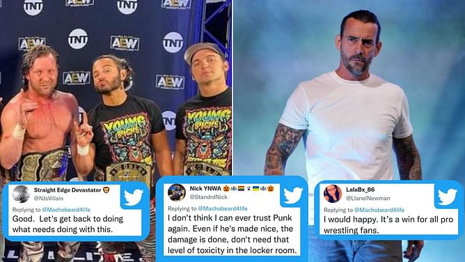 "Don't think I can ever trust Punk again" - Twitterverse wants CM Punk and The Elite to return on AEW Dynamite to counter Triple H's signing spree in WWE