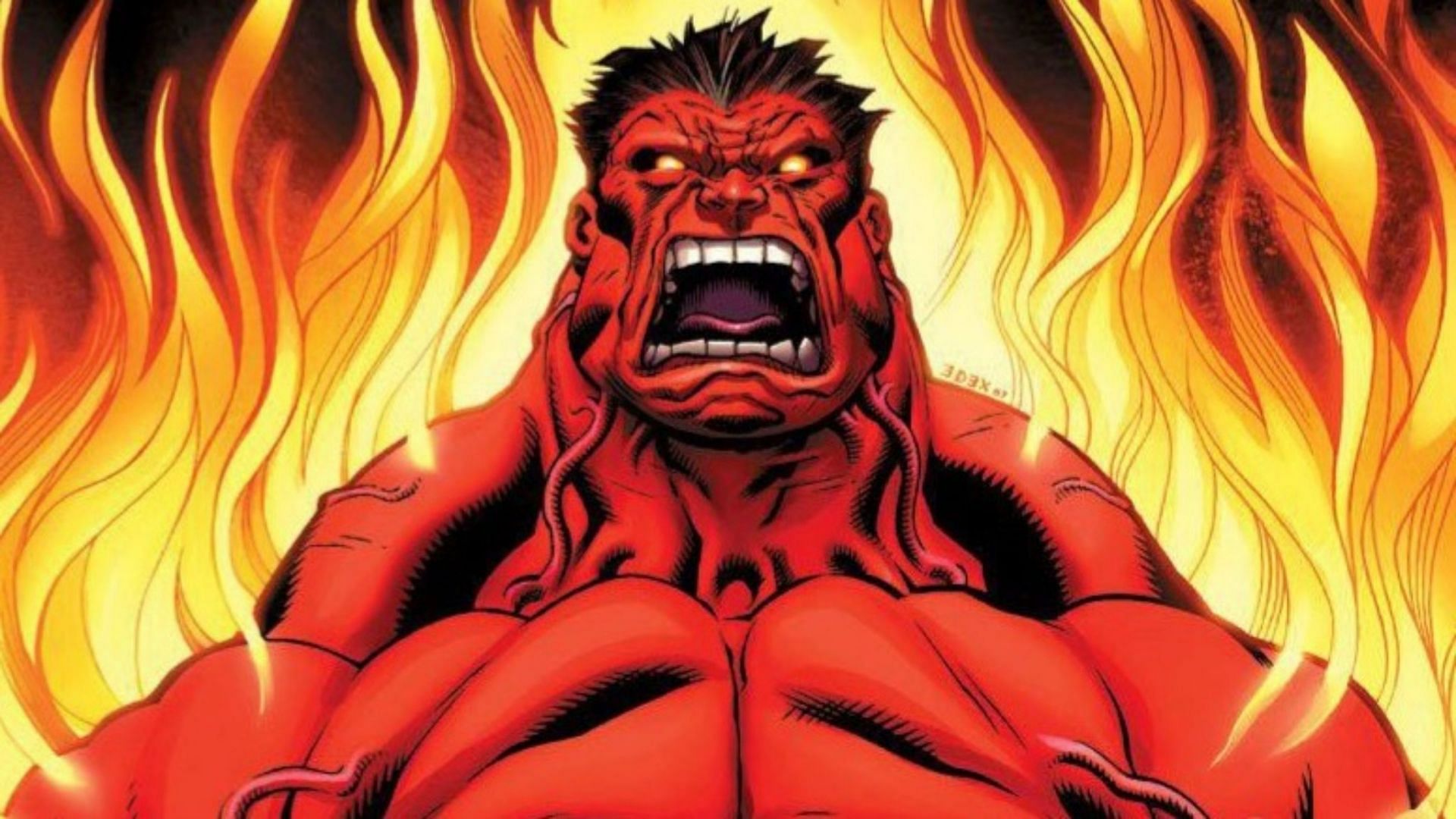 Red Hulk from comics (Image via Marvel Comics)