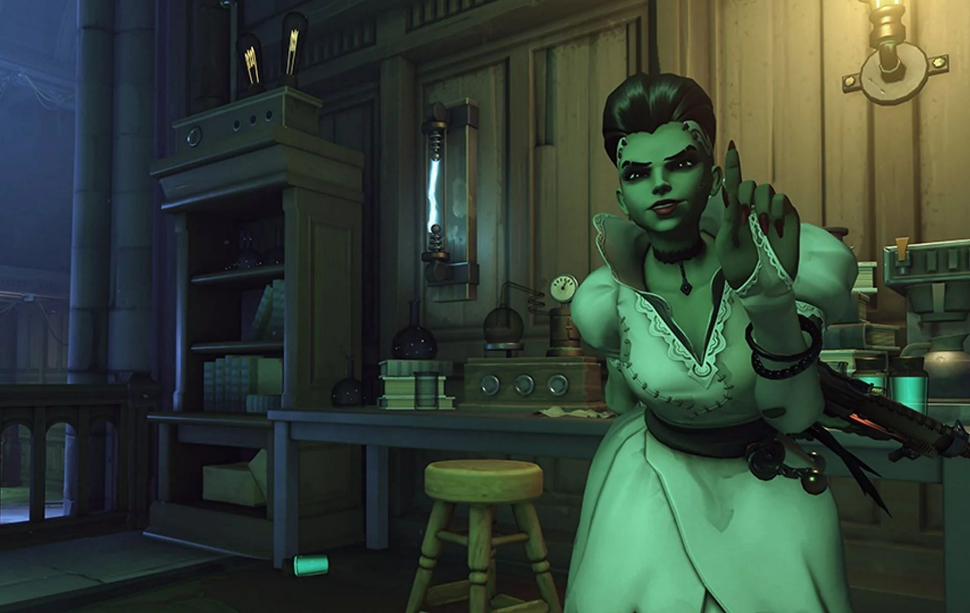 Completing the Witch&rsquo;s Brew Challenge in Overwatch 2&rsquo;s Wrath of the Bride (Image via Overwatch 2)