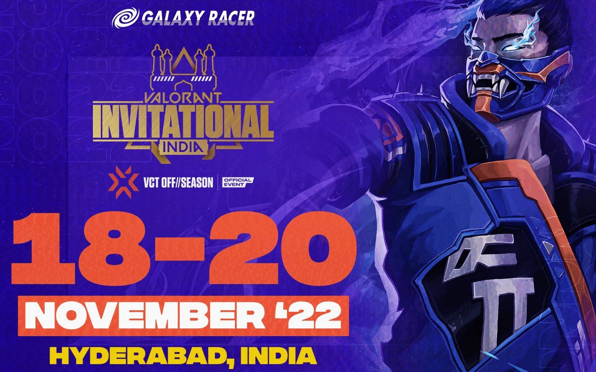 Everything you need to know about the upcoming Valorant India Invitational by Galaxy Racer (Image via Galaxy Racer)