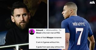 Twitter erupts as PSG are held to 1-1 draw against Benfica in Lionel Messi's injury absence