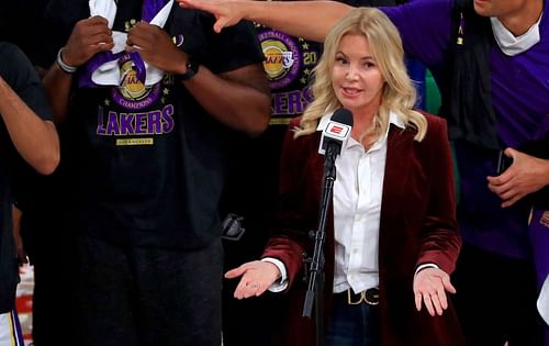 Jeanie Buss of the LA Lakers