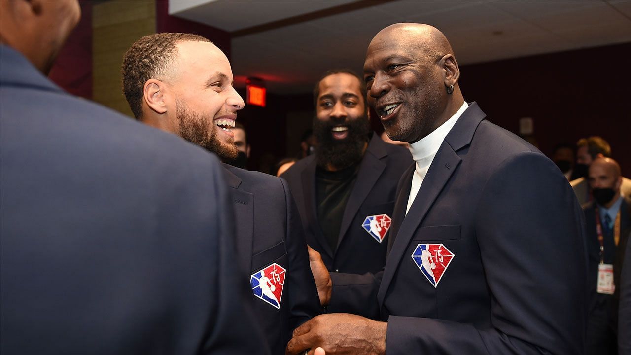 Steph Curry and Michael Jordan are two of NBA history
