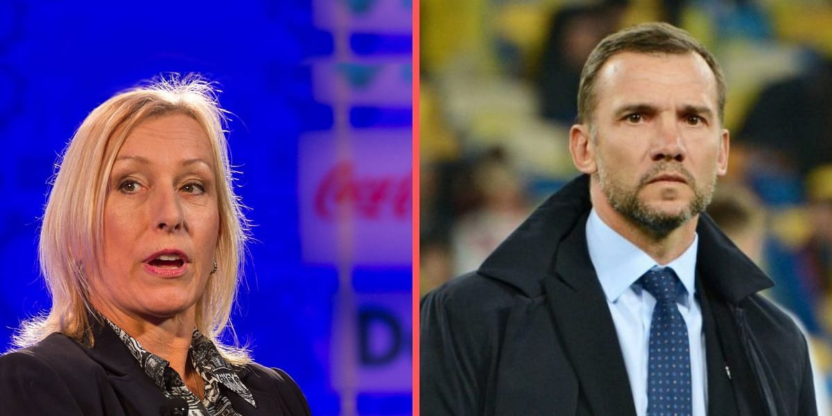 Martina Navratilova reacted to Andriy Shevchenko