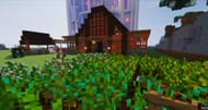 Pam's HarvestCraft mod adds a large number of fruits trees and fish to Minecraft (Image via Mojang)