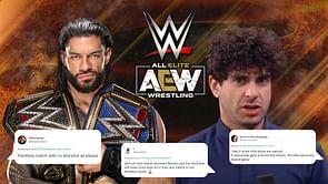 Twitter compares Tony Khan's recent AEW title booking to Roman Reigns' upcoming match