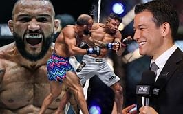 John Lineker explains how he knocked out Bibiano Fernandes to Mitch Chilson