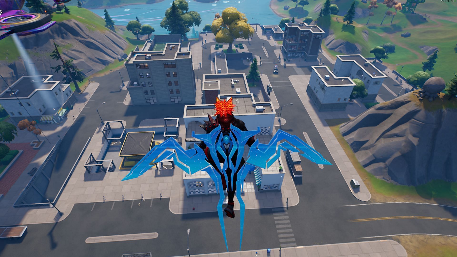 Aim for the edges of the POI (Image via Epic Games/Fortnite)