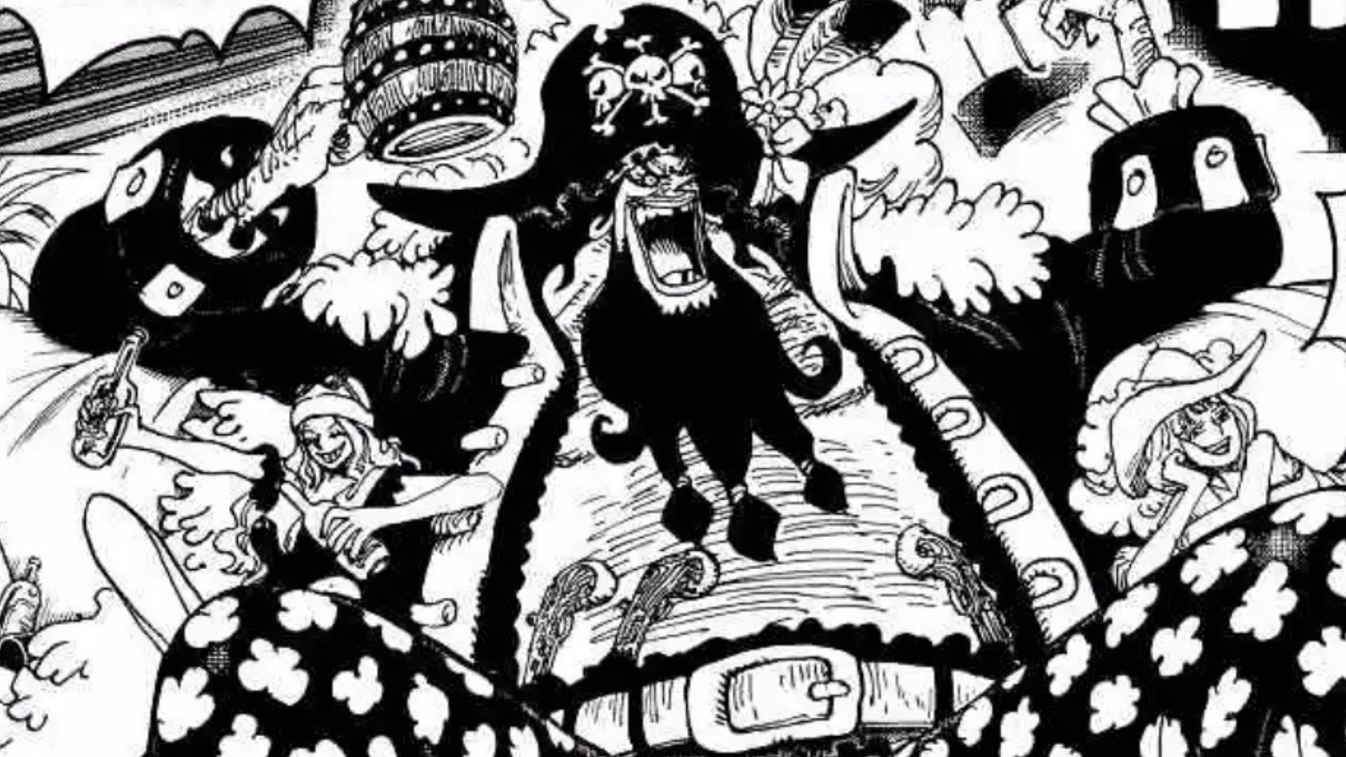 Blackbeard as seen in One Piece manga (Image via Eiichiro Oda/Shueisha/Viz Media/One Piece)