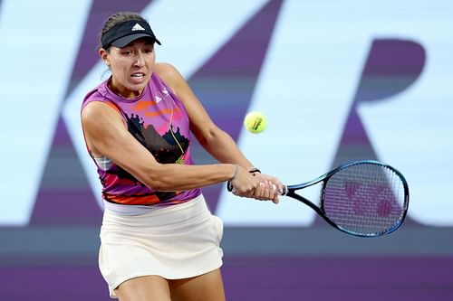 Pegula in action at the Guadalajara Open