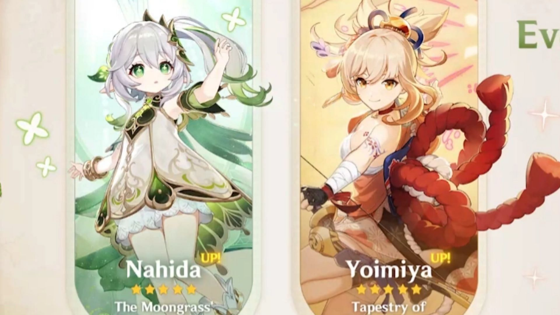 The first phase is known to include these 5-star characters (Image via HoYoverse)