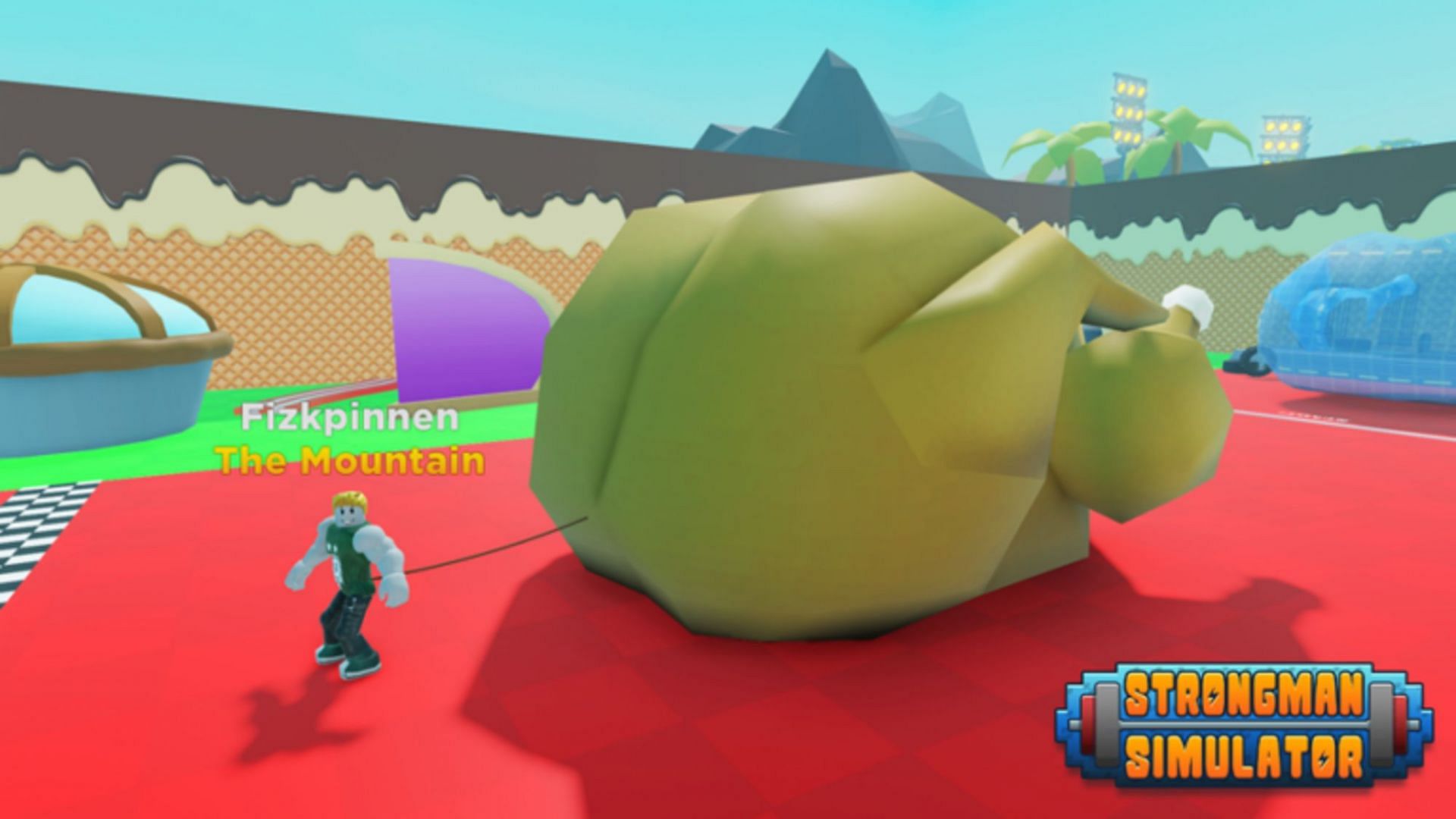 Workout and get stronger (Image via Roblox)