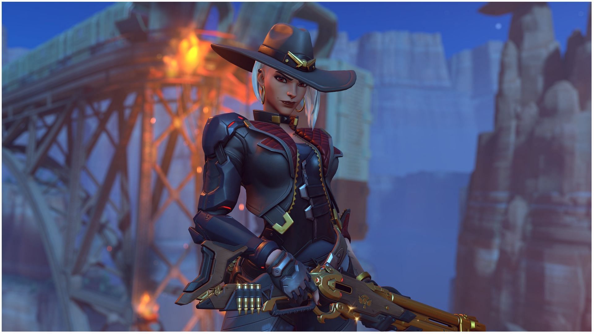 Ashe as seen in Overwatch 2 (Image via Activision Blizzard)