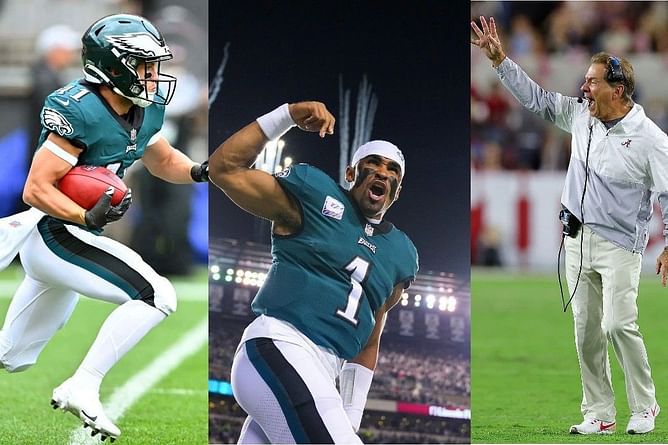 EXCLUSIVE: Britain Covey reveals how Nick Saban's Alabama influence has impacted Eagles