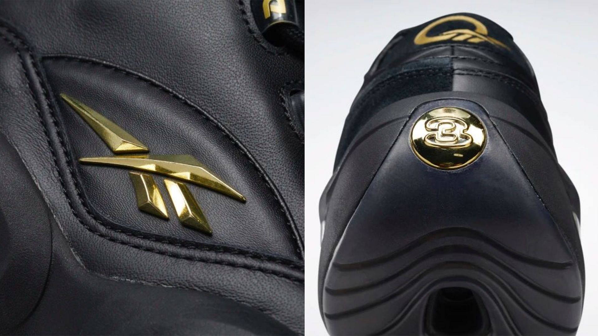 Take a closer look at the metallic gold branding accents of the impending sneaker (Image via Reebok)