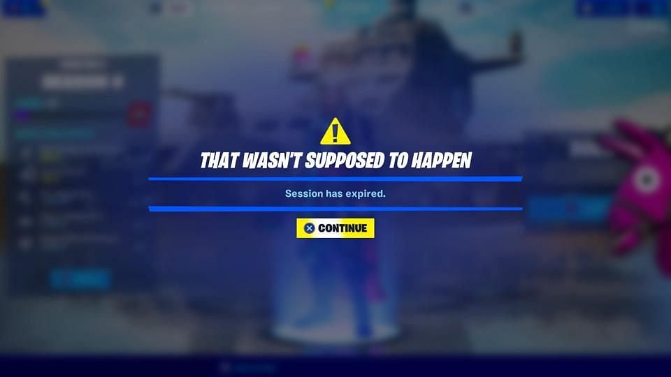 Many players had issues (Image via Epic Games)