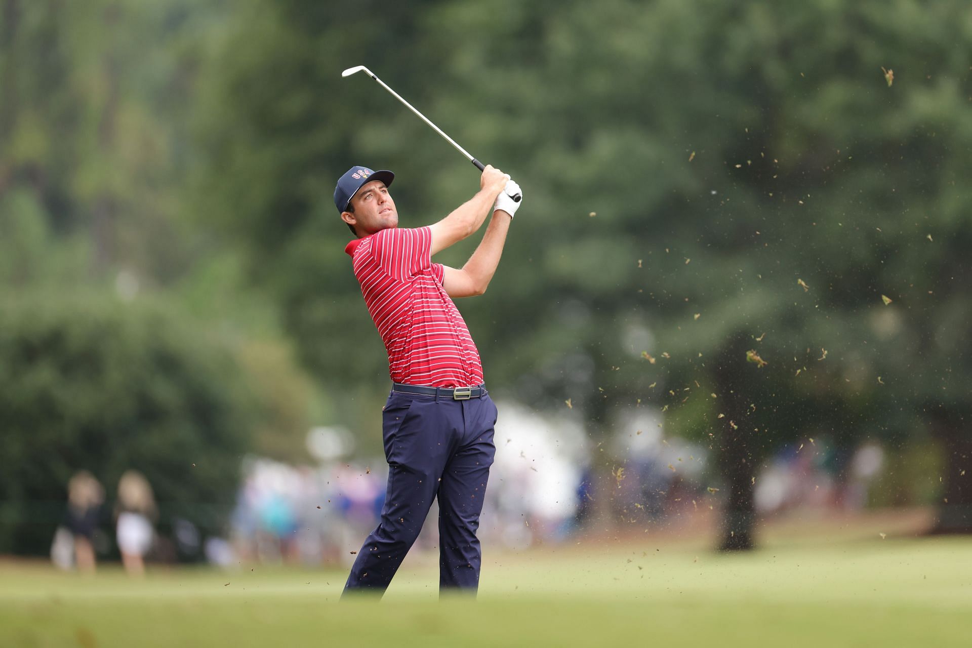 Scottie Scheffler at the 2022 Presidents Cup - Day Four (Image via Stacy Revere/Getty Images)