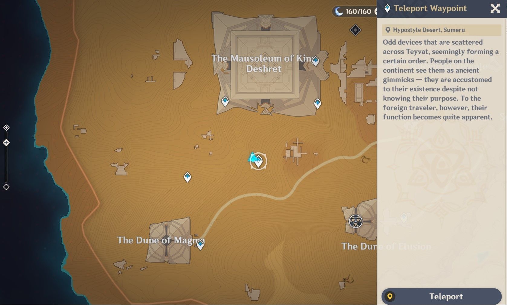 Use this Teleport Waypoint (Image via HoYoverse)