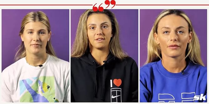 Watch: Eugenie Bouchard, Ana Bogdan and Jaqueline Cristian send out strong message on World Mental Health Day