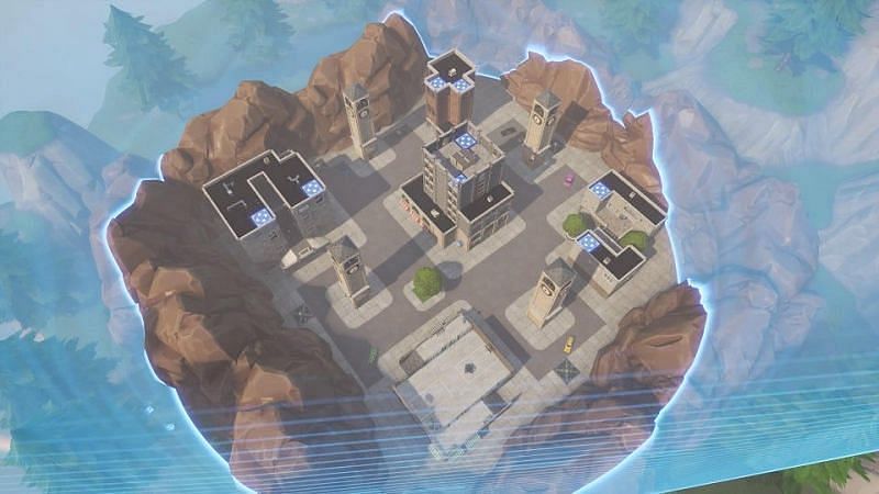 tilted towers map