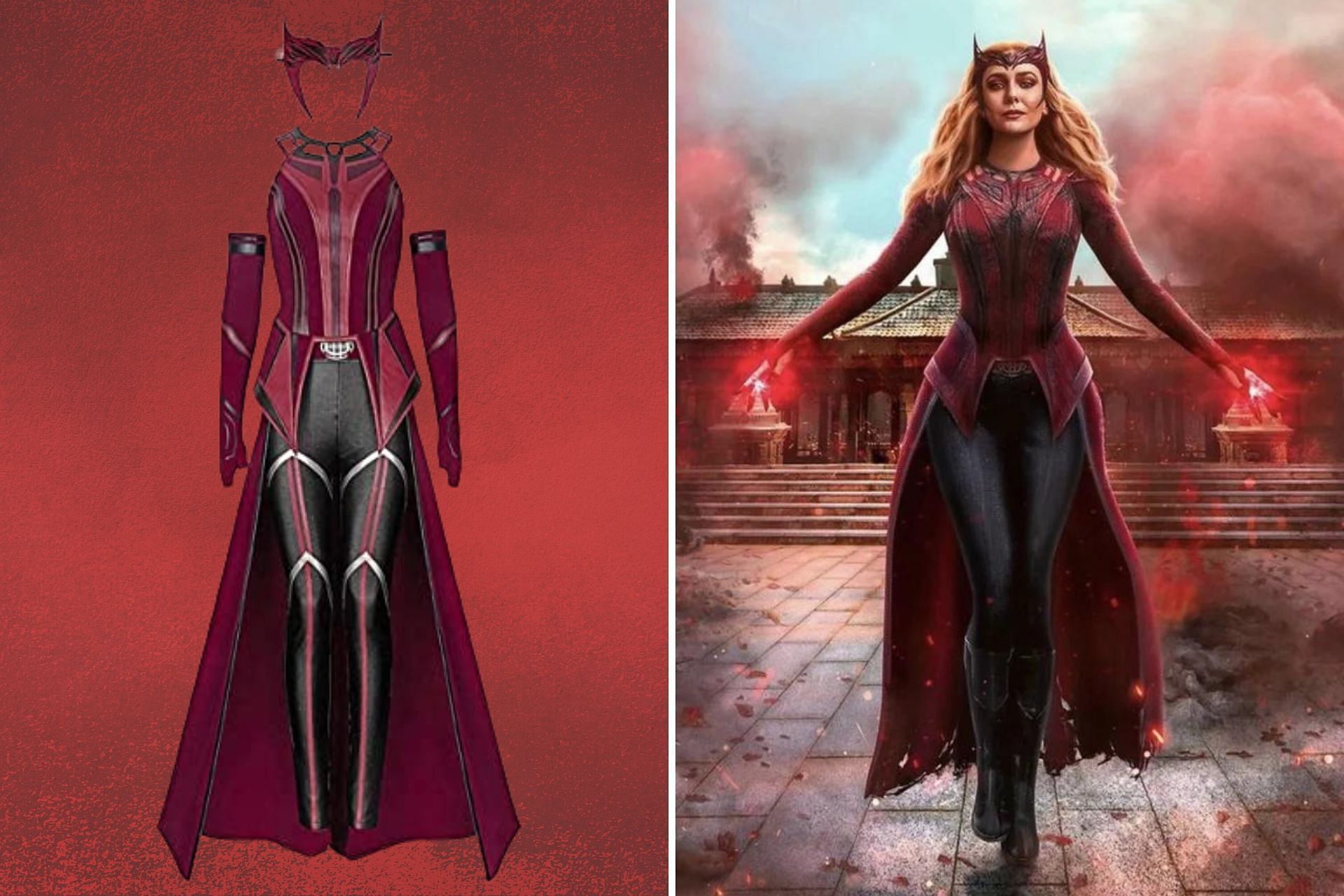 Wanda, or Scarlet Witch, from Doctor Strange in the Multiverse of Madness (Image via Amazon/ Marvel)