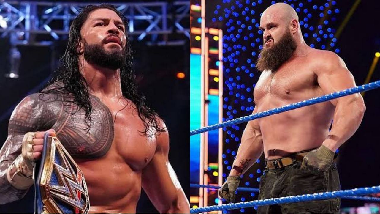 WWE सुपरस्टार्स रोमन रेंस और ब्रॉन स्ट्रोमैन 