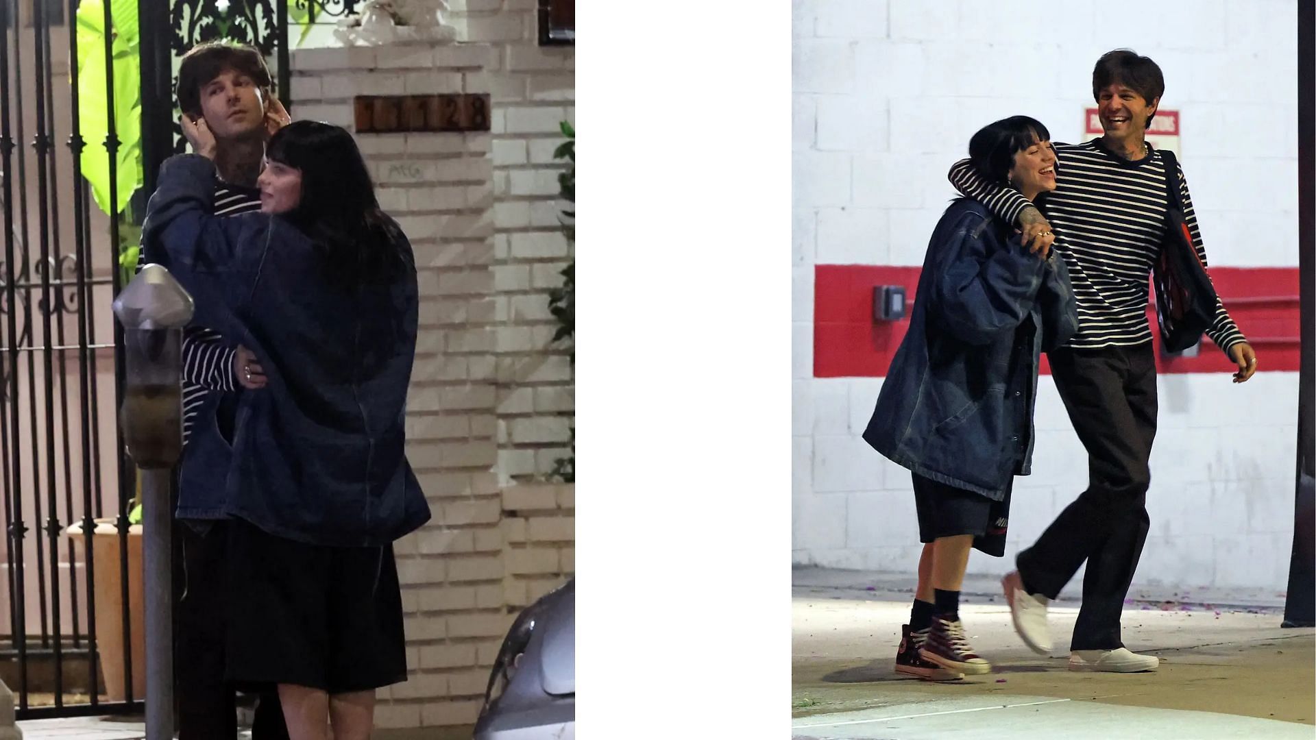 Jesse and Billie caught outside an Indian restaurant in Studio City (image via Backgrid)