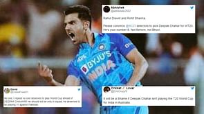 T20 World Cup 2022: "No one deserves to play World Cup ahead of Deepak Chahar" - Fans want all-rounder as Bumrah's replacement in India's squad