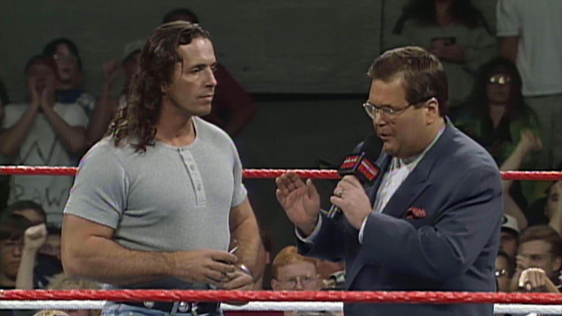 Bret Hart with Jim Ross