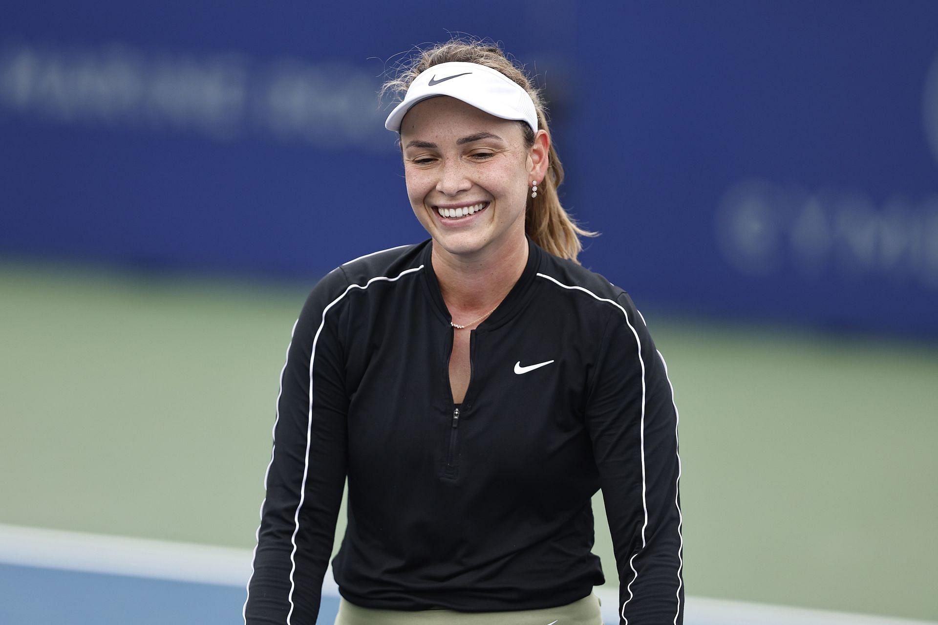 Donna Vekic at the 2022 San Diego Open.