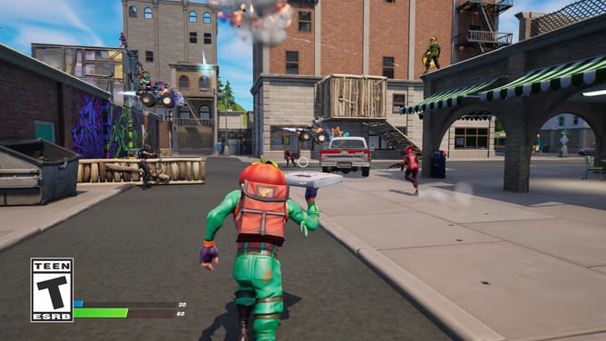 Fortnite: Throw a Pizza Party at Grim Gambles or Reality Tree