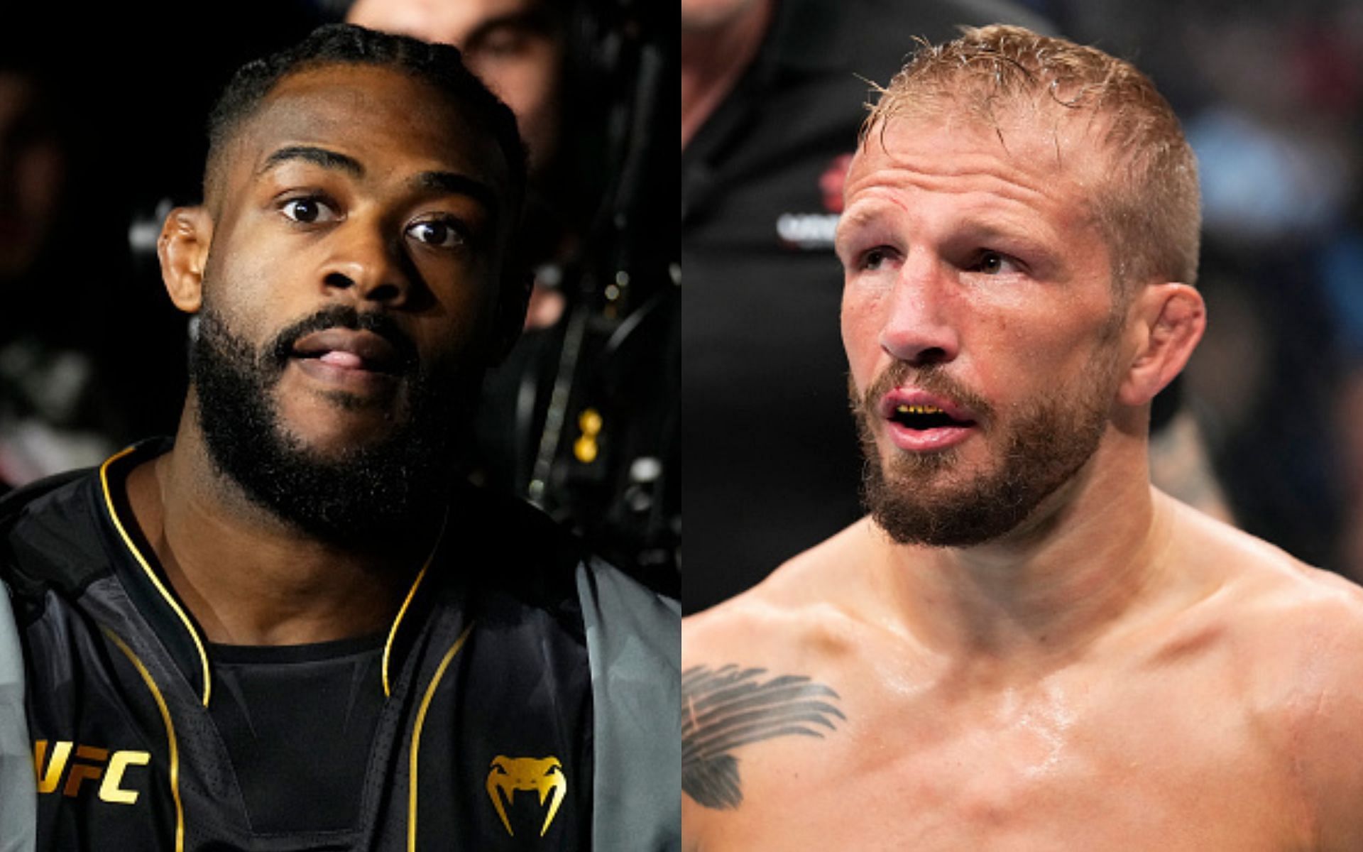 Aljamain Sterling (left), T.J. Dillashaw (right)