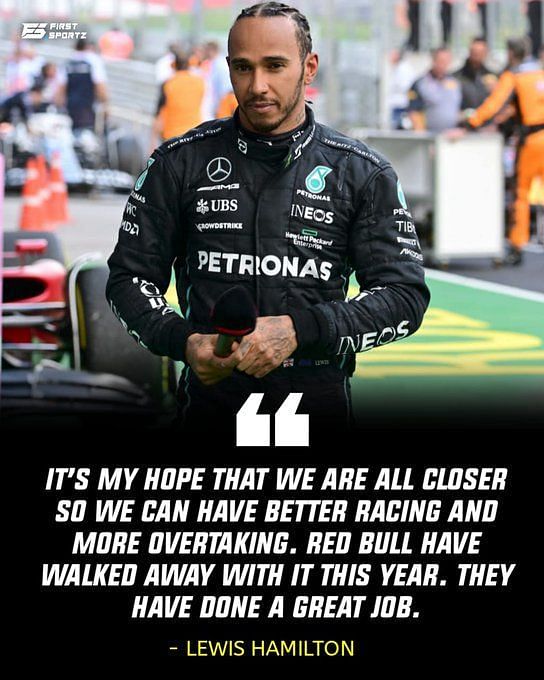 Lewis Hamilton Expects Red Bull To Be 'rapid' At 2022 F1 Japanese GP