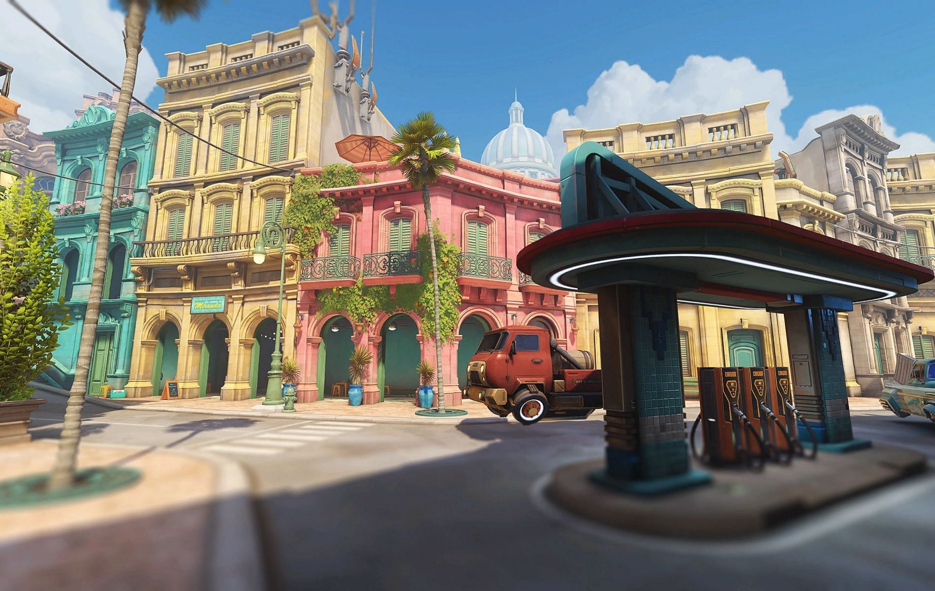 There&rsquo;s a secret PvE content hidden somewhere on the revamped map of Havana (Image via Blizzard Entertainment)