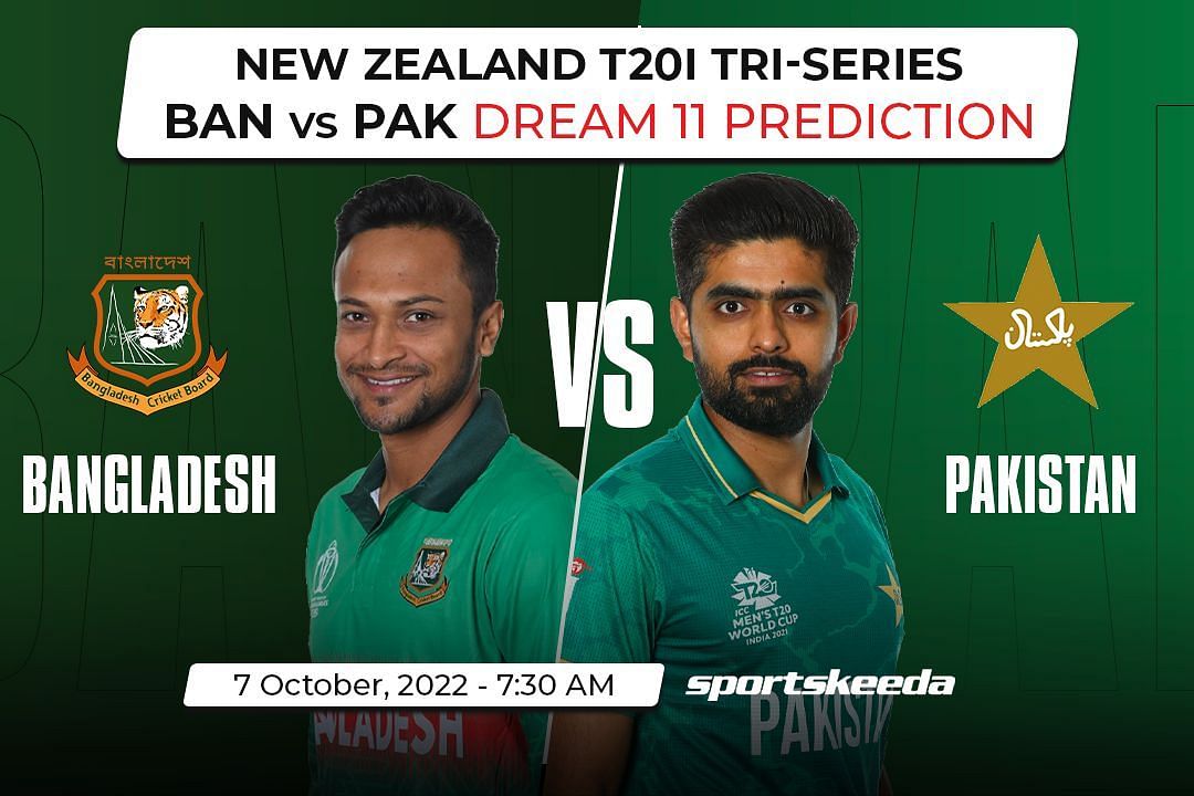 BAN vs PAK Dream11 Prediction Team and Fantasy Tips