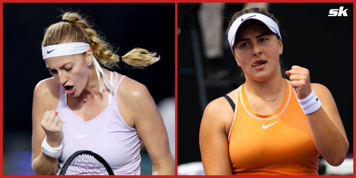 Kvitova and Andreescu will lock horns in the second round at Guadalajara.