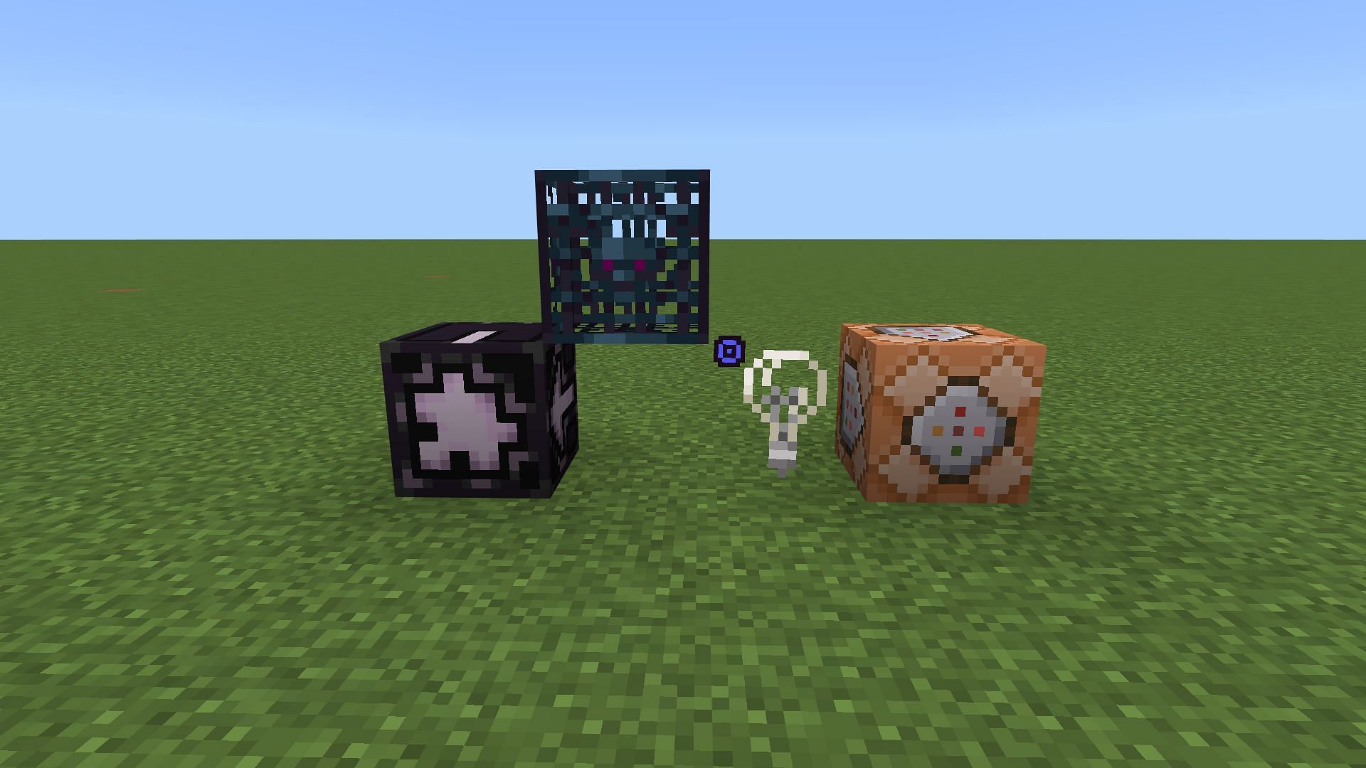 Some of the most fascinating hidden blocks you can get with cheats (Image via Mojang)