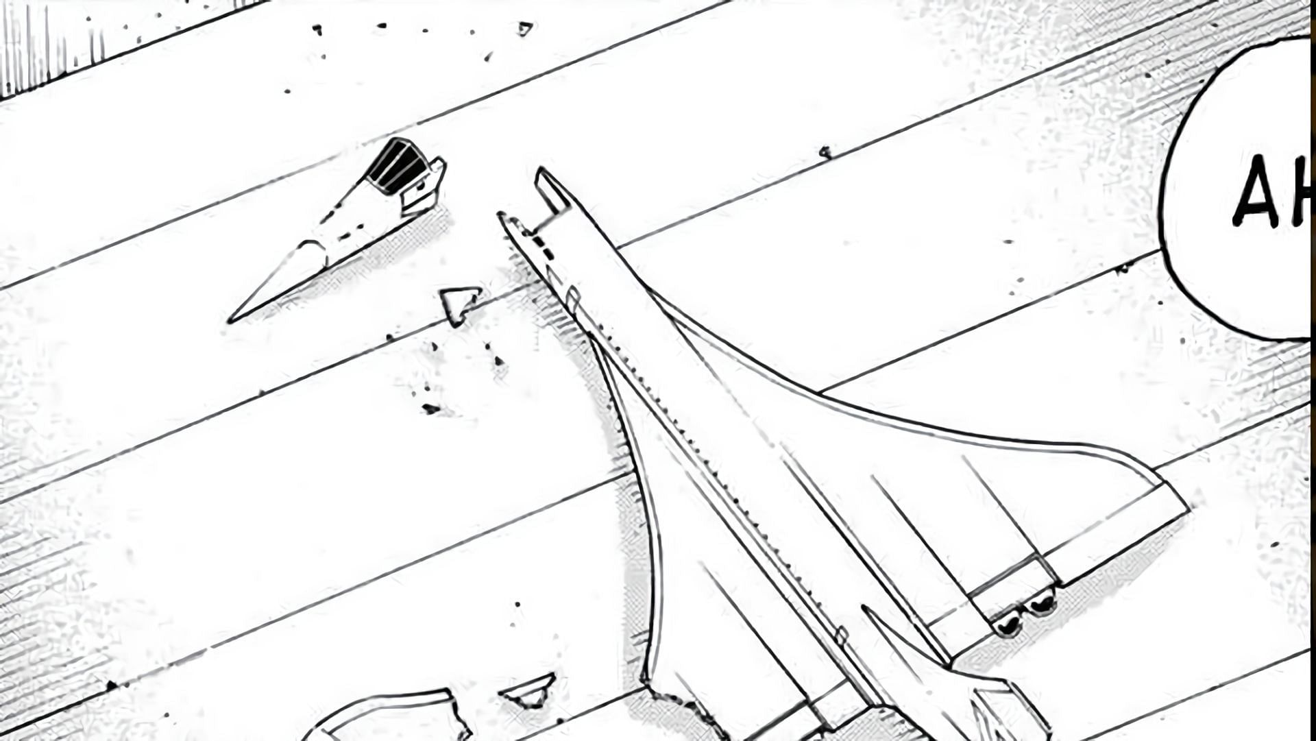 Senju will seemingly break the plane again (Image via Ken Wakui, Kodansha)