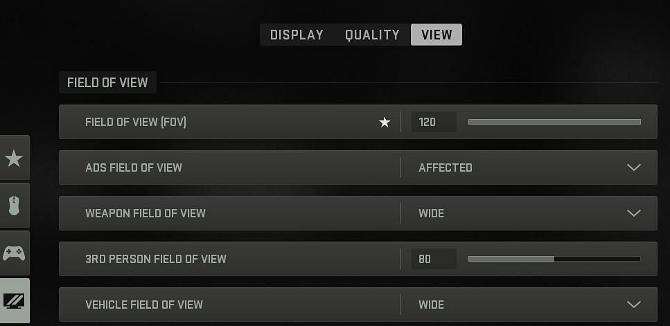 ADS and Weapon FOV in MW2 (image via Activision)