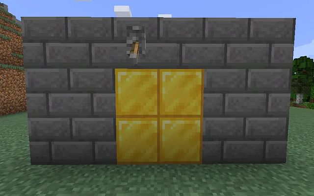 How to make a 2x2 piston door in Minecraft