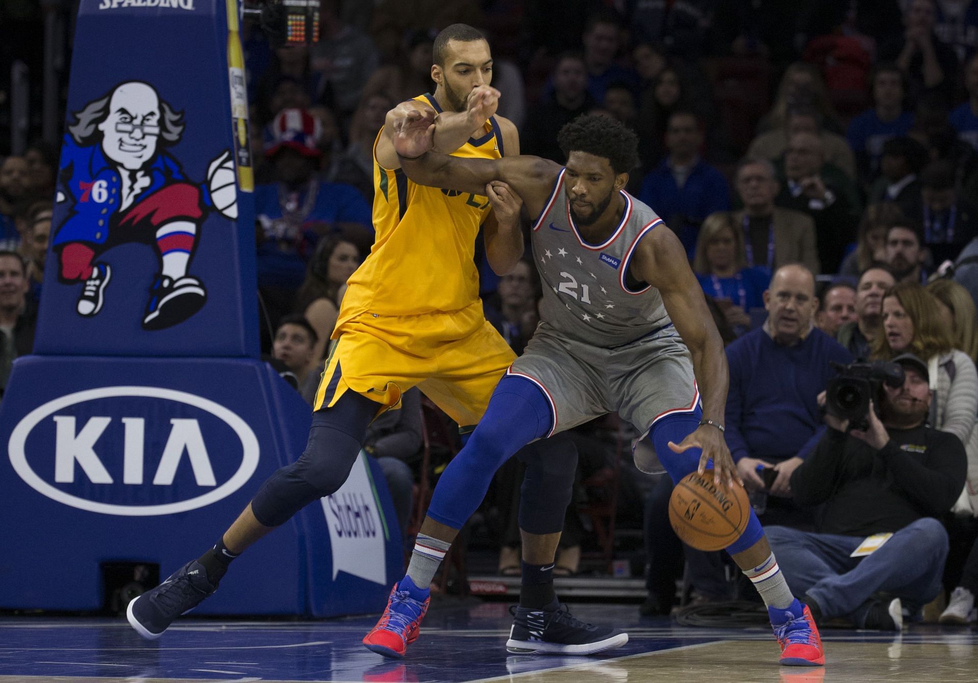 Rudy Gobert and Joel Embiid.