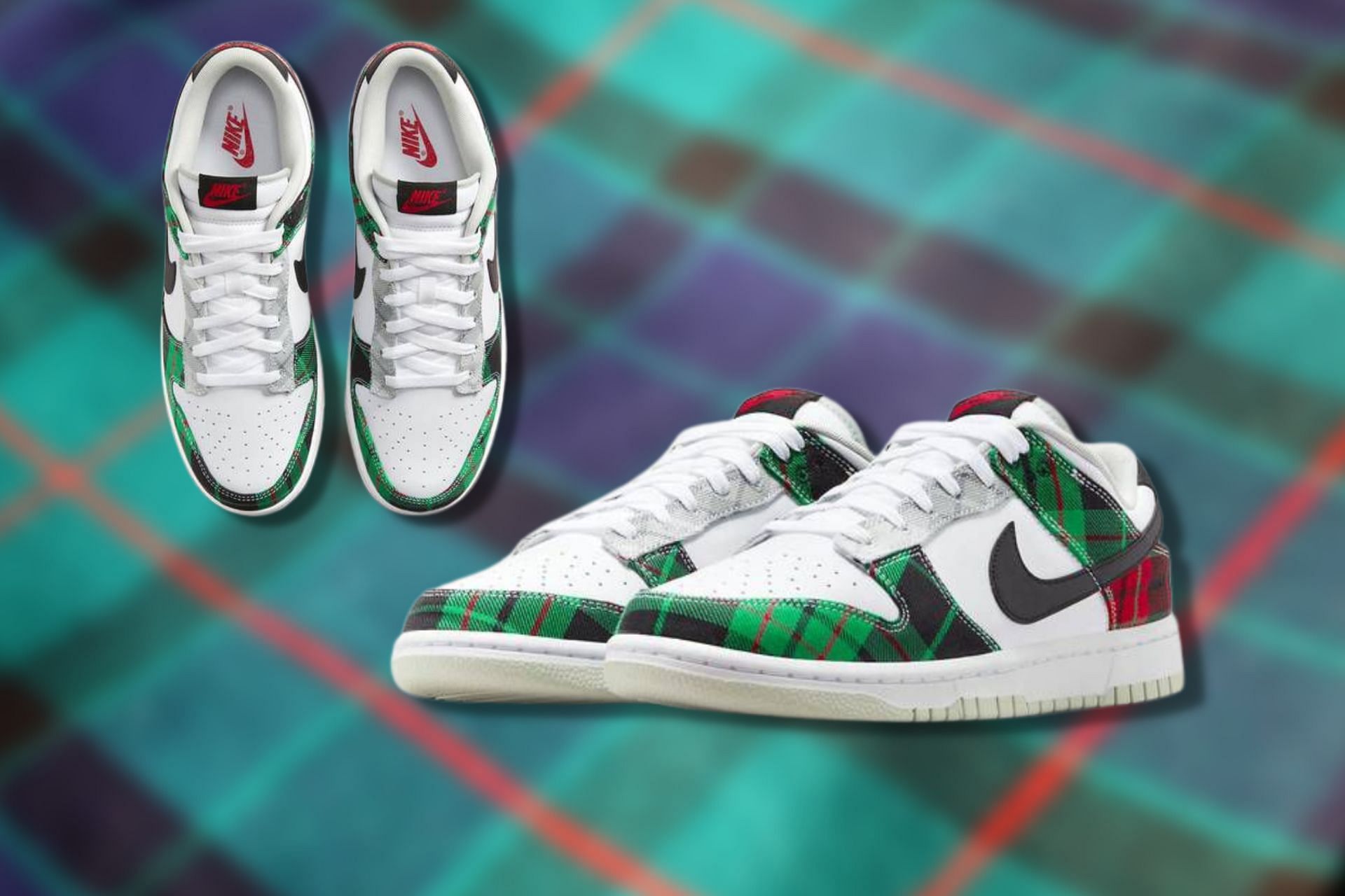 Where university red dunk low to buy Nike Dunk Low Plaid shoes? Price and more details