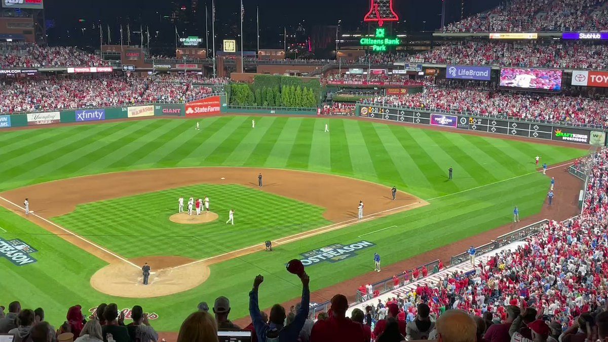 WATCH: Philadelphia Phillies fans bring controversial chop to NLDS